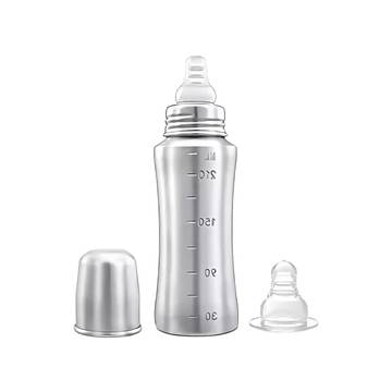 Speedex Stainless Steel Baby Feeding Bottle (Silver)